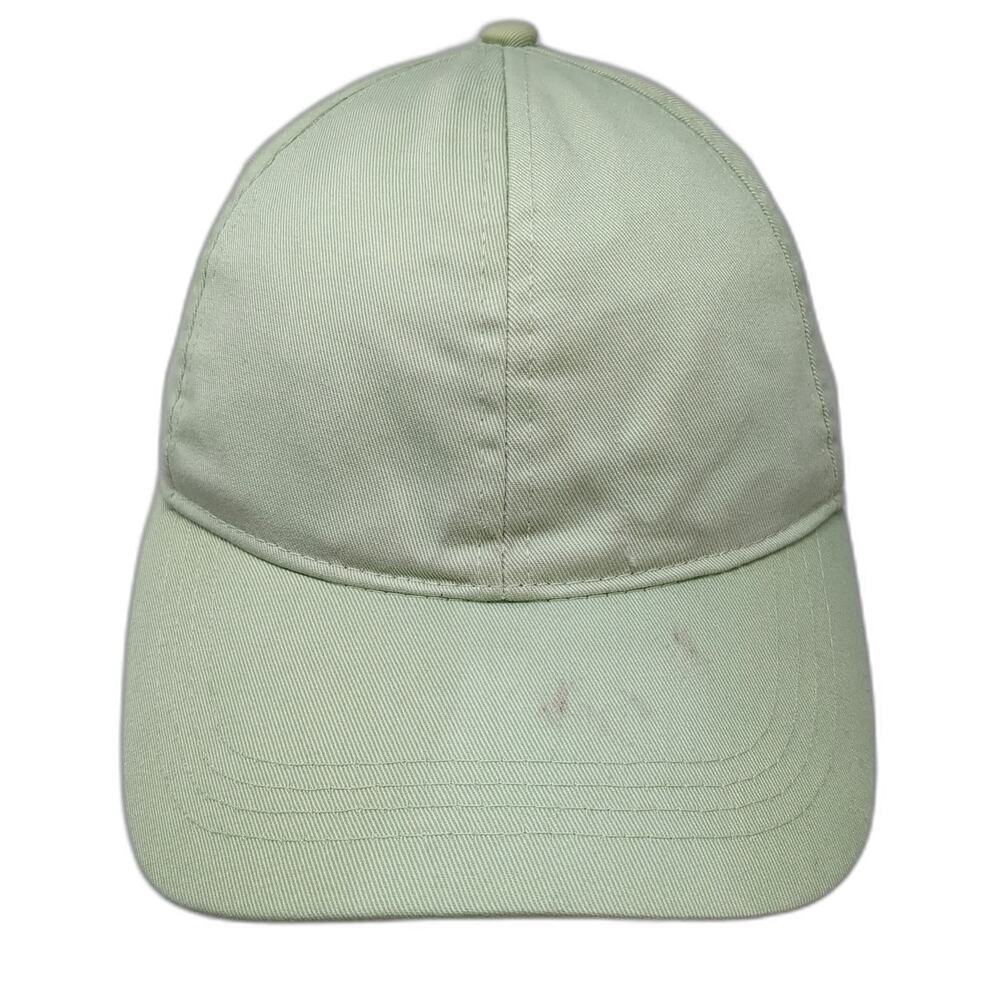 Primark Baseball Cap Green One Size Strapback Blank Solid Adjustable Curved Hat